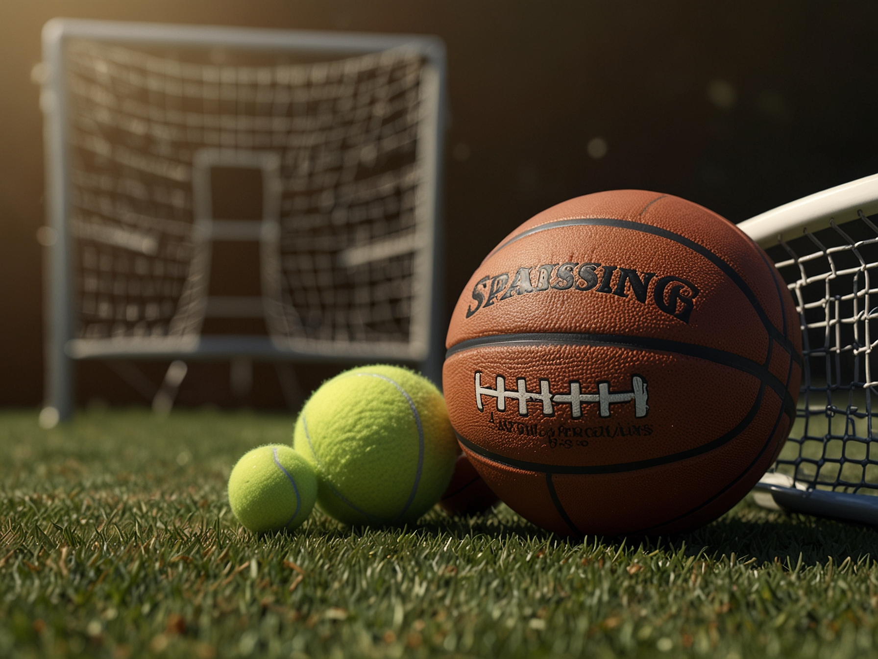 Iconos de deportes: fútbol, tenis, básquet